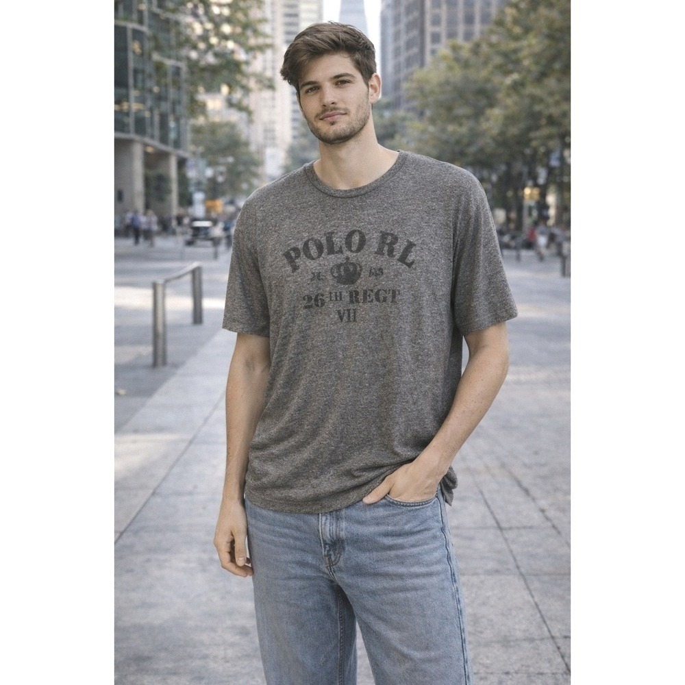 Polo Ralph Lauren Logo T-Shirt Men's Classic Fit Cotton Preppy Tee XL